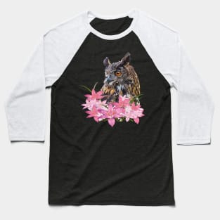 Royal Owl Baseball T-Shirt